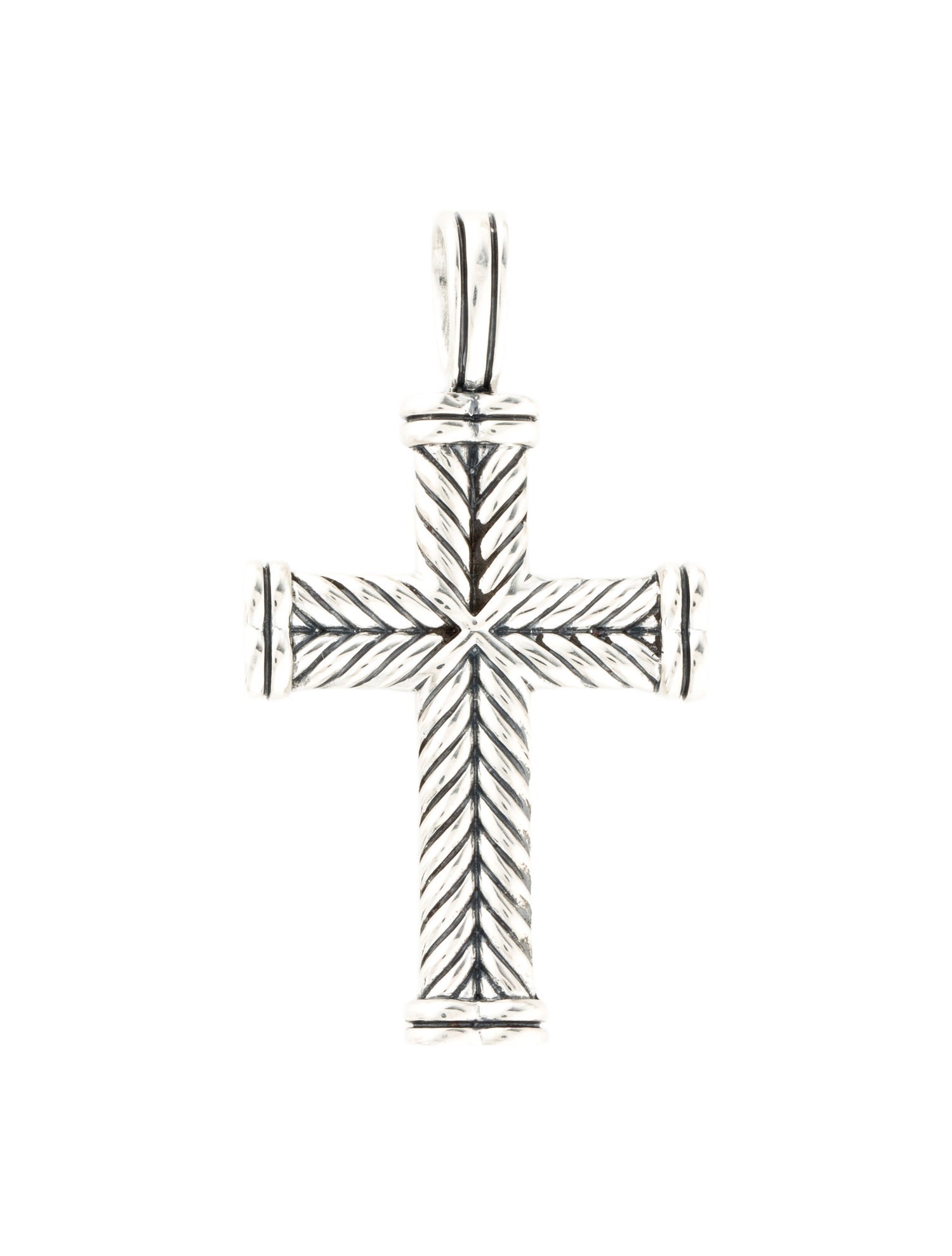 David Yurman Chevron Cross Pendant