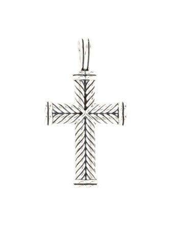 David Yurman Chevron Cross Pendant