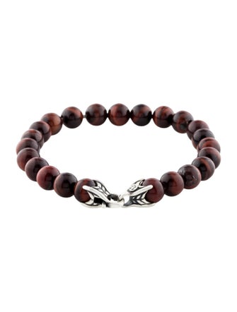 David Yurman Tiger's Eye Spiritual Bead Bracelet