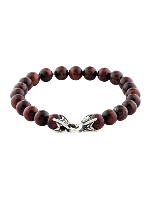 David Yurman Tiger's Eye Spiritual Bead Bracelet