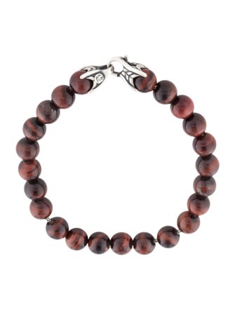 David Yurman Tiger's Eye Spiritual Bead Bracelet