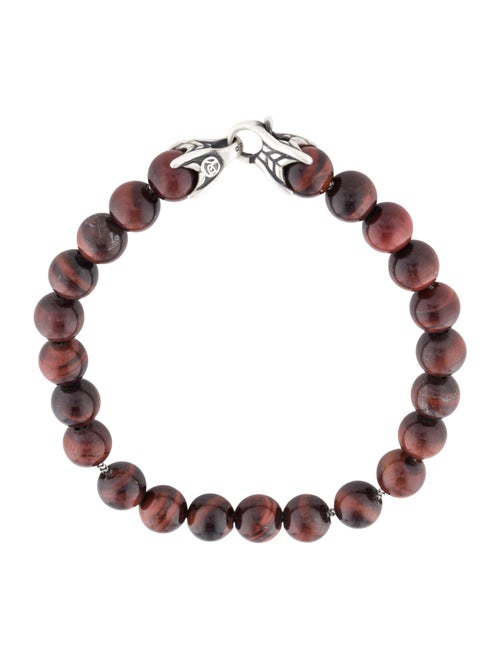 David Yurman Tiger's Eye Spiritual Bead Bracelet