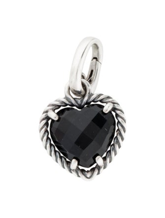David Yurman Onyx Heart Pendant