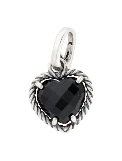 David Yurman Onyx Heart Pendant