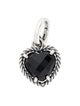 David Yurman Onyx Heart Pendant