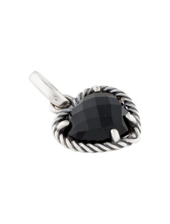 David Yurman Onyx Heart Pendant