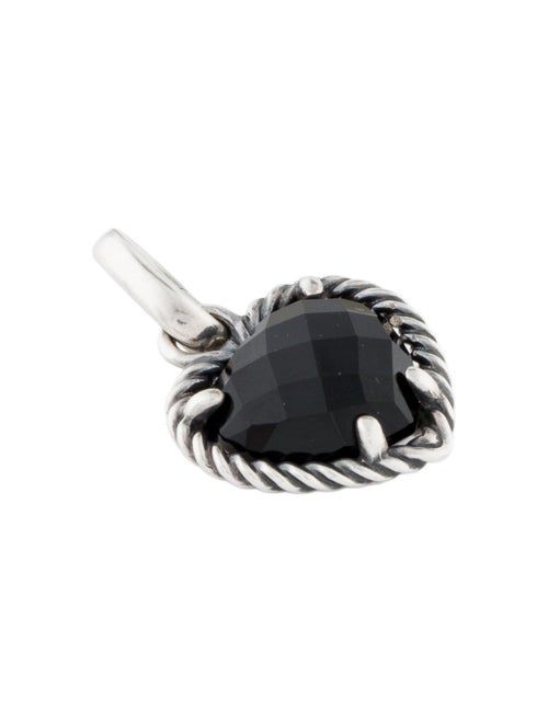 David Yurman Onyx Heart Pendant