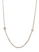 David Yurman Diamond Ball Station Necklace