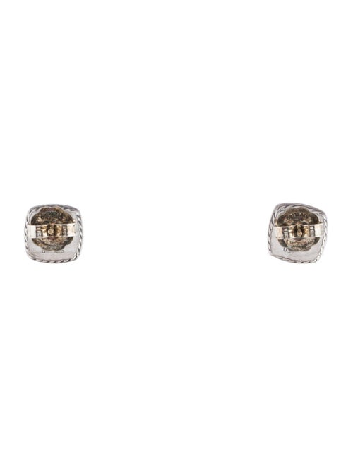David Yurman Topaz & Diamond Albion Stud Earrings