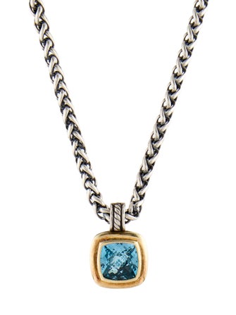 David Yurman Topaz Pendant Necklace