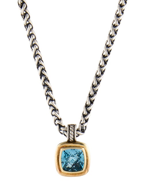 David Yurman Topaz Pendant Necklace