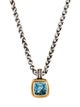 David Yurman Topaz Pendant Necklace