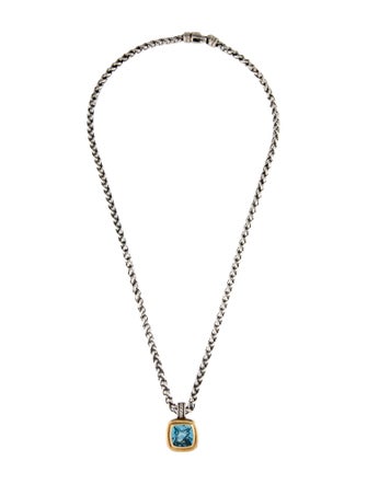 David Yurman Topaz Pendant Necklace