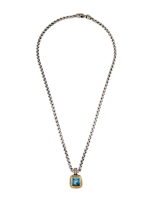 David Yurman Topaz Pendant Necklace