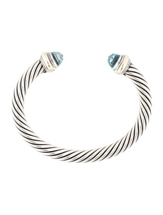 David Yurman Topaz Classic Cable Bracelet