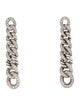 David Yurman Diamond Petite Pavé Curb Chain Earrings