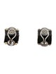 David Yurman Two-Tone Cable Earclip Earrings