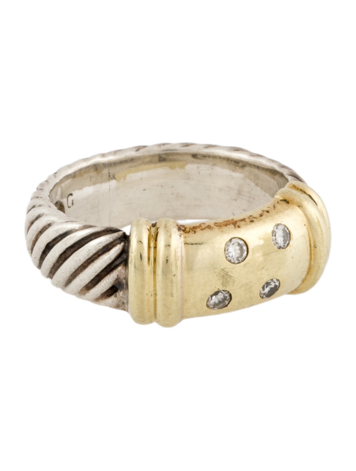 David Yurman Diamond Metro Band Ring