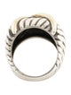David Yurman Two-Tone X Crossover Cocktail Ring