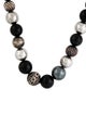 David Yurman Hematine & Onyx DY Elements Bead Necklace
