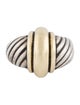David Yurman Two-Tone Dome Cable Ring