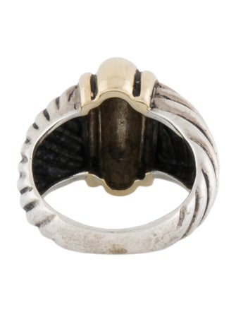 David Yurman Two-Tone Dome Cable Ring