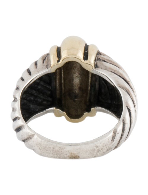 David Yurman Two-Tone Dome Cable Ring