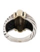 David Yurman Two-Tone Dome Cable Ring