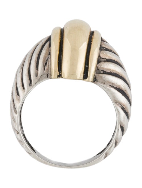 David Yurman Two-Tone Dome Cable Ring