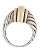 David Yurman Two-Tone Dome Cable Ring