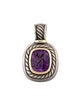 David Yurman Amethyst Albion Enhancer Pendant
