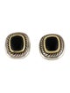 David Yurman Onyx Albion Earclip Earrings