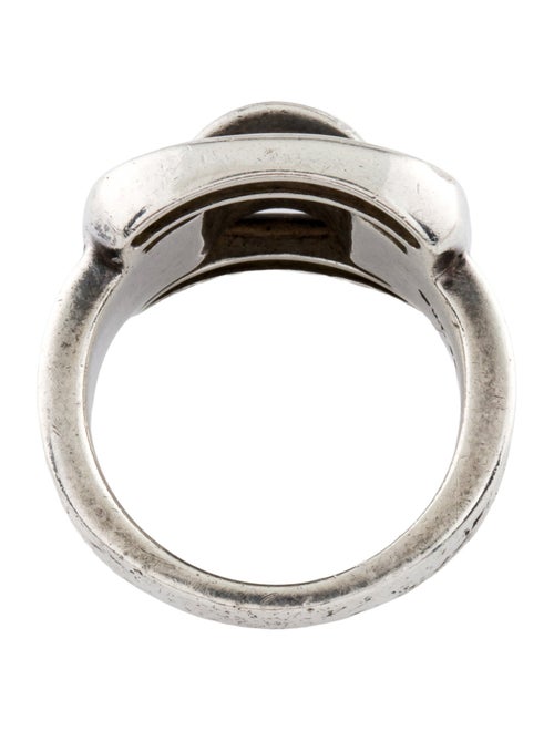 David Yurman Diamond Cable Buckle Ring