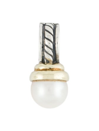 David Yurman Two-Tone Pearl Enhancer Pendant