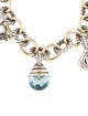 David Yurman Topaz & Amethyst Charm Bracelet