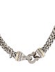 David Yurman Diamond Double Strand Wheat Chain Necklace