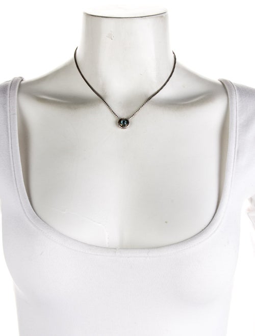 David Yurman Topaz Cookie Color Classics Pendant Necklace