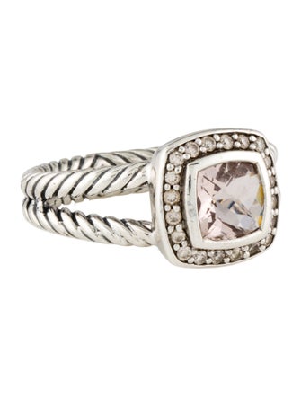 David Yurman Morganite & Diamond Petite Albion® Ring
