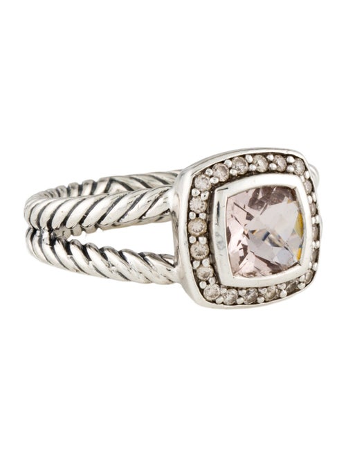 David Yurman Morganite & Diamond Petite Albion® Ring