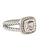 David Yurman Morganite & Diamond Petite Albion® Ring