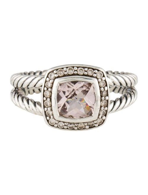 David Yurman Morganite & Diamond Petite Albion® Ring