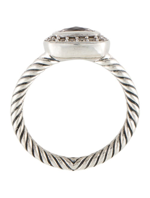 David Yurman Morganite & Diamond Petite Albion® Ring