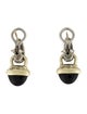 David Yurman Onyx Acorn Drop Enhancer Earclips