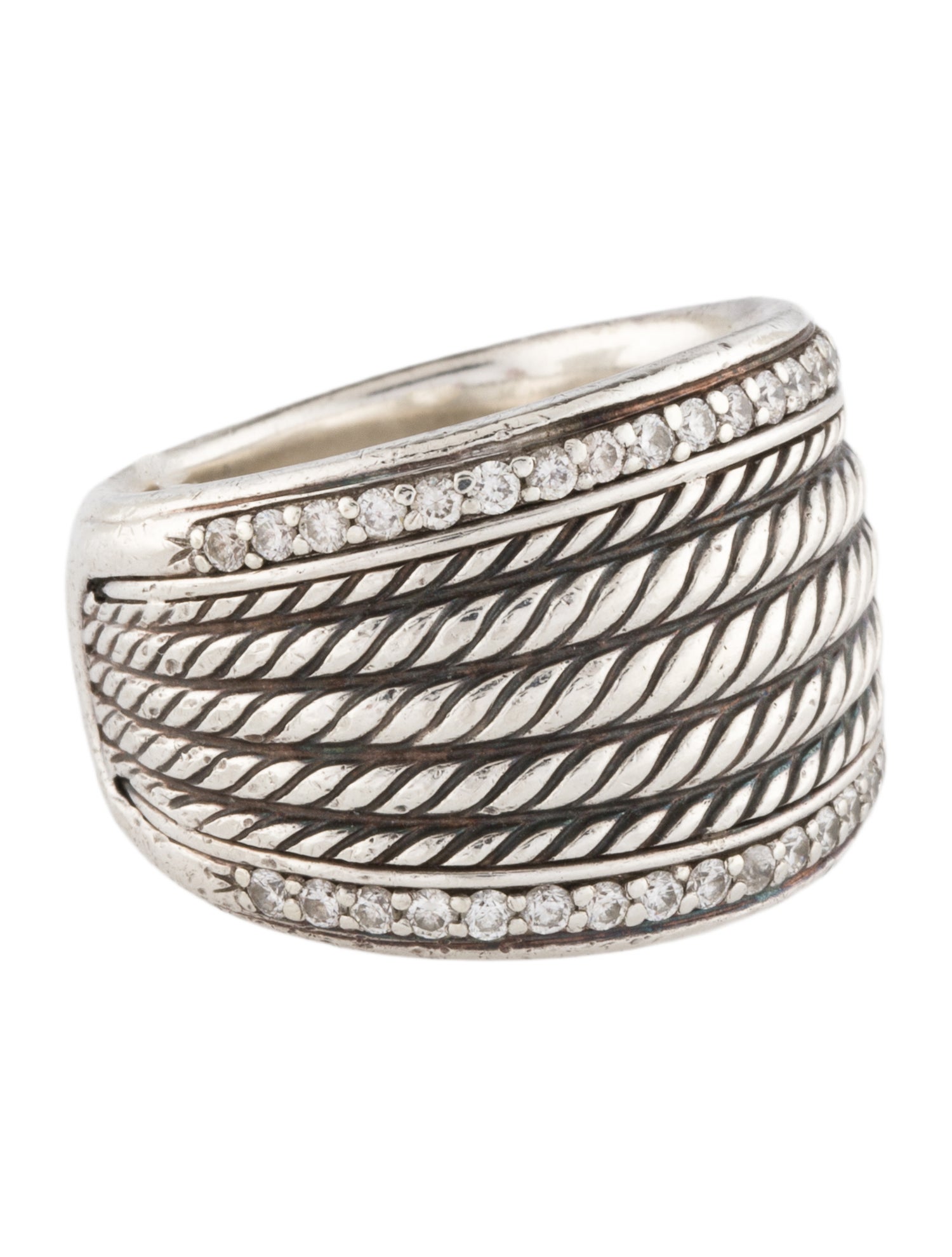 David Yurman Diamond Wheaton Band