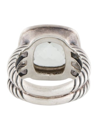 David Yurman Prasiolite & Diamond Albion Ring