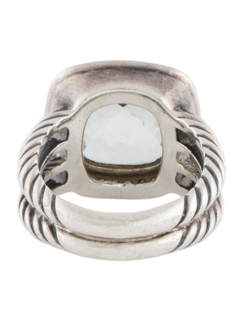 David Yurman Prasiolite & Diamond Albion Ring