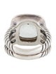 David Yurman Prasiolite & Diamond Albion Ring