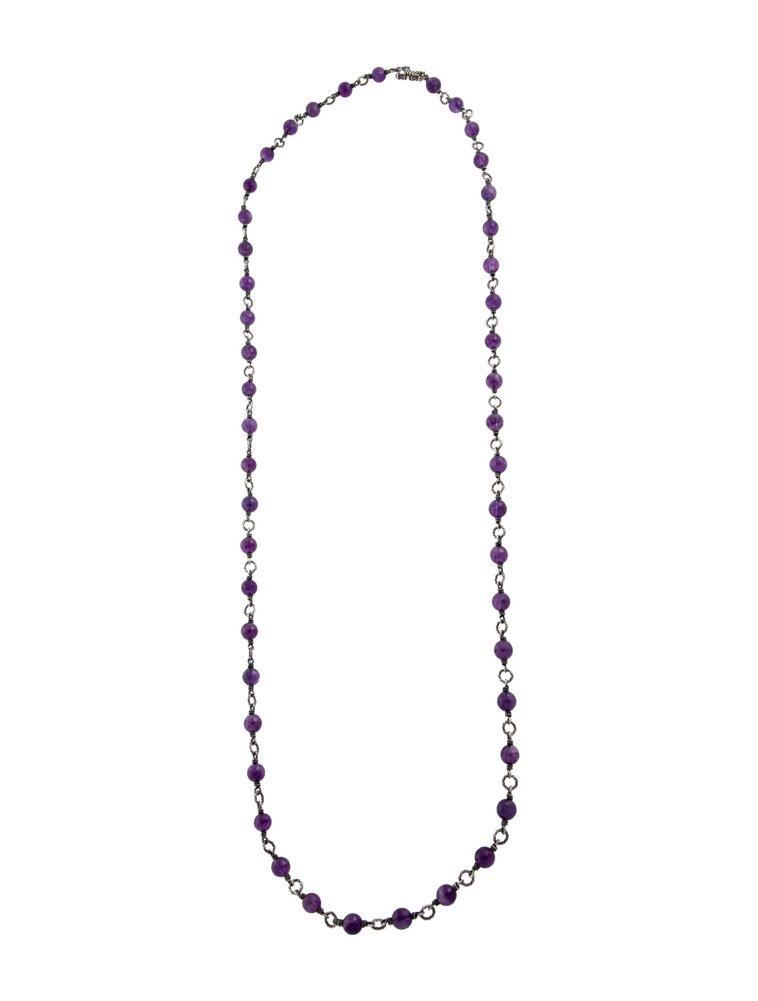 David Yurman Amethyst Bijoux Chain Necklace