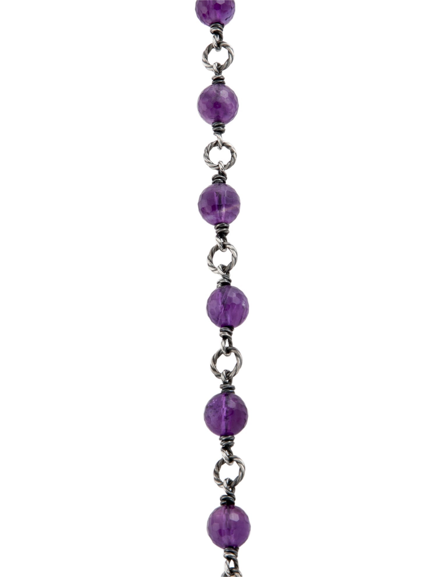 David Yurman Amethyst Bijoux Chain Necklace
