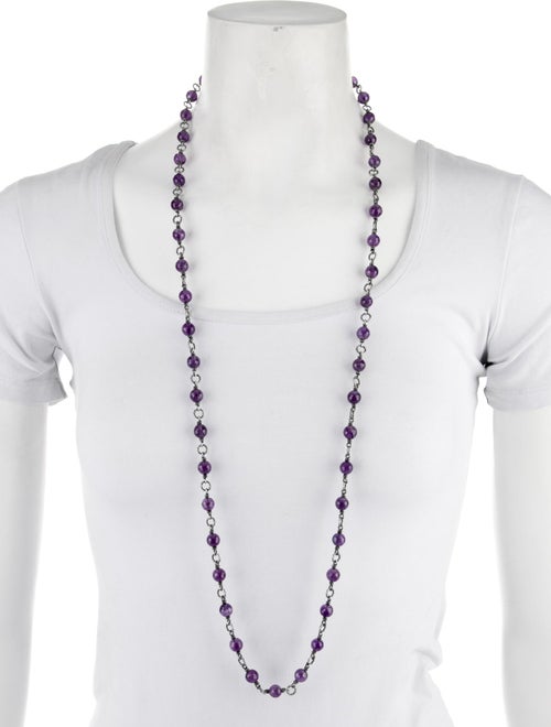 David Yurman Amethyst Bijoux Chain Necklace